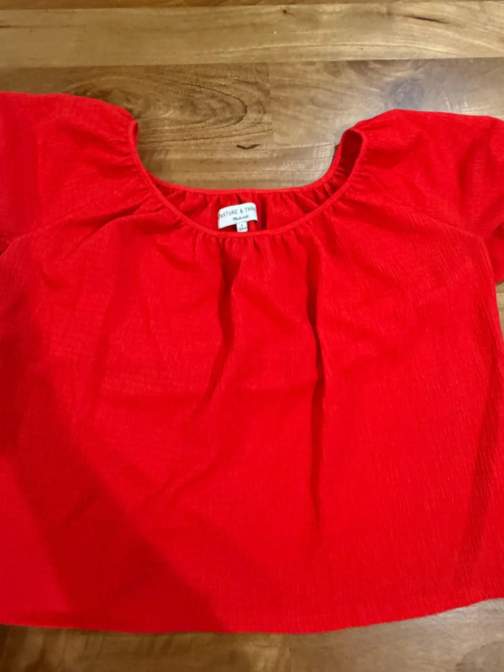 Madewell bright red